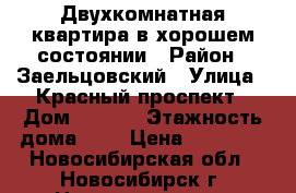 Двухкомнатная квартира в хорошем состоянии › Район ­ Заельцовский › Улица ­ Красный проспект › Дом ­ 94/2 › Этажность дома ­ 5 › Цена ­ 15 000 - Новосибирская обл., Новосибирск г. Недвижимость » Квартиры аренда   